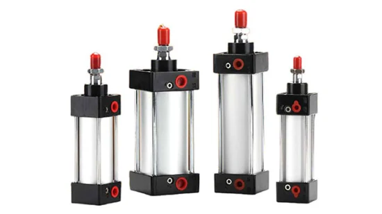 Sc63 Series Standard Air 63mm Bore Double Acting Sc 50/75/100/125/150/175/200/250/300mm Stroke Pneumatic Cylinder